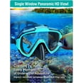 thumbnail image 7 of Greatever Snorkel Set Adults Snorkeling Gear Anti-Fog Panoramic View Swim Mask Dry Top Snorkel Kit with Carry Bag for Snorkeling Scuba Diving Travel, 7 of 7