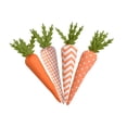 thumbnail image 3 of 4 adornos de zanahoria de Pascua con bandeja escalonada, decoración ligera para inauguración de la casa. Serie naranja, 3 of 9