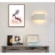 thumbnail image 3 of Apliques de pared LED de diseño moderno para ahorro de energía, metal resistente al agua IP65, ángulo de haz ajustable, fácil instalación, consumo de energía de 6 W, luz blanca cálida para pasillo,, 3 of 6
