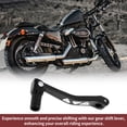 thumbnail image 5 of Folding Motorcycle Gear Shifter Lever for Yamaha TTR 50cc Aluminum Alloy Pedal Shift Lever Arm Black, 5 of 6