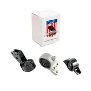 DNJ MMK1053 New Motor Mount Trans. Kit 3PCS Fits Cars & Trucks 91-99 Nissan 200SX 1.6L DOHC 16v
