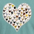 thumbnail image 3 of CafePress - Chicken Heart T Shirt - Mens Comfort Colors® Shirt, 3 of 6