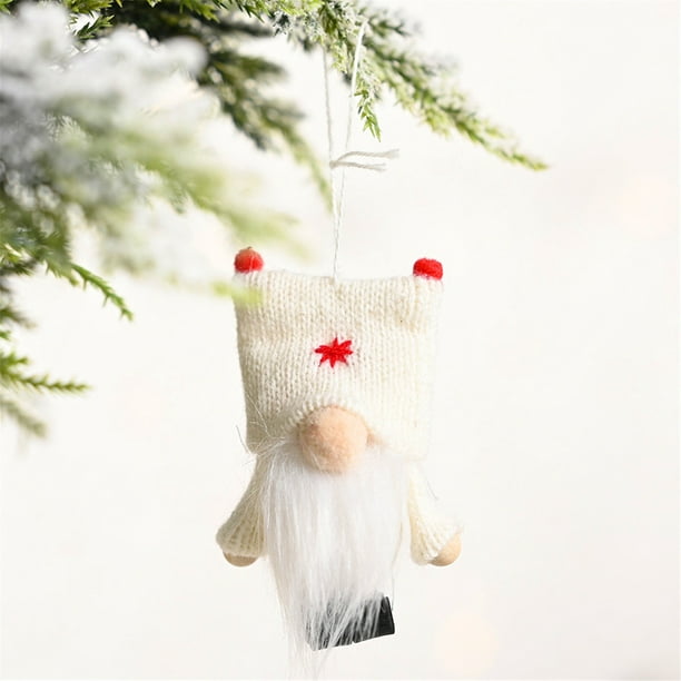 Uheoun Bulk Yarn Clearance Sale for Crocheting, Wool Cute Gnome Doll  Christmas Doll Pendant Creative Christmas Tree Decoration 