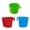 Mixed, variant on 12 Pcs Plastic Hanging Cage Cups for Small Pets, 8 oz Feeders and Waterers for Bird Rabbit Chicken Pigeon Coop, Wire Cage Feeding Dishes for Poultry and Small Animals (3.27x3.27x2.36 Inch)