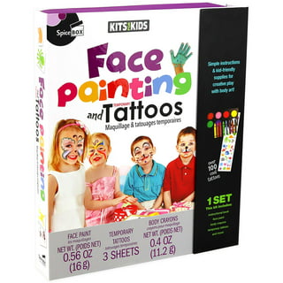 Hello Hobby Face and Body Art Face Paint, Variety Pack, Glitter, Jewels, 31  Count