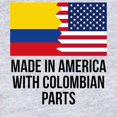 thumbnail image 2 of CafePress - Made In America With Colombian Parts Body Suit - Cute Infant Bodysuit Baby Romper - Size Newborn - 24 Months, 2 of 3