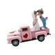 thumbnail image 4 of Decoración de camioneta vintage para el Día de San Valentín, modelo de camioneta, escritorio para el hogar con puertas que se abren. Estilo D, 4 of 9