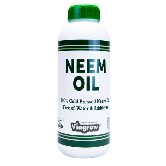 Viagrow Cold Pressed Neem Oil Seed Extract, 32oz / Makes 48 gallons, White