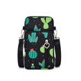 thumbnail image 1 of Factory Direct Crossbody Mobile Phone Bag Vertical Fabric Mini Small Bag Wrist Arm Mobile Phone Bag Three-Layer Coin Wallet, 1 of 7