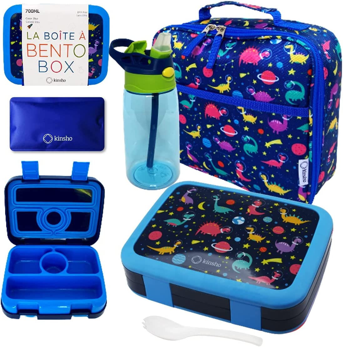 Lehoo Castle Bento Lunch Box for Kids with 4 Compartments,1300ml Lunch  Containers with Sauce Jar, Sp…See more Lehoo Castle Bento Lunch Box for  Kids