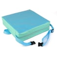 thumbnail image 2 of Faux Leather Children Kids Dining Chair Booster Cushion Baby Seats (Blue), 2 of 3