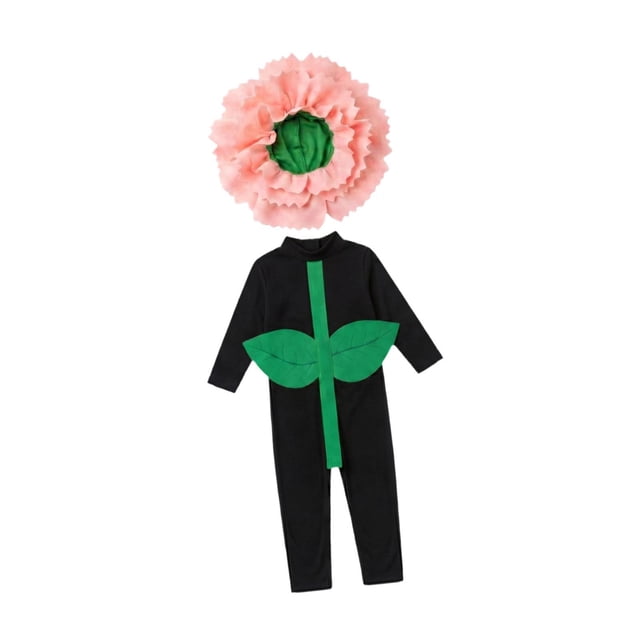 Disfraz infantil de flores, ropa, lindo atuendo para fiestas, niñas y niños, escenario, mascarada. M