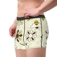 thumbnail image 2 of Yiaed Sweet Bee Print Men's Soft Cotton Boxer Shorts Breathable Boxers Underwear Moisture-Wicking Underwear Stretch Boxer Briefs for Man-XX-Large, 2 of 5