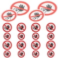 thumbnail image 3 of 20 Pcs Panneaux d'Avertissement Auto-Adhésifs, 3 of 8
