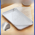 thumbnail image 1 of Drain Tray Plastic Tray for Tea Cup Double-Layer Drain Tea Tray Household Drain Rack Kitchen Tableware Storage, 1 of 5