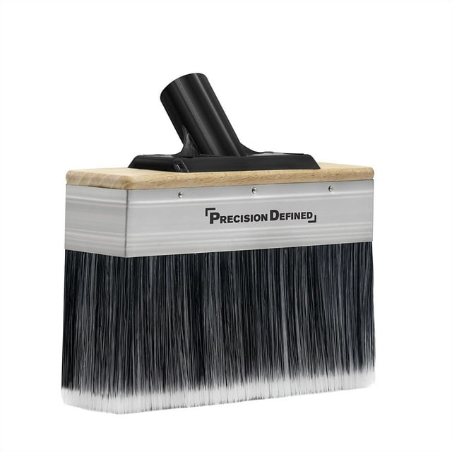 Precision Defined Deck Stain Brush | Large 7-Inch Deck Brush for Paints, Stains and Sealers (7-Inch)
