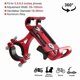 thumbnail image 1 of Ryra Motorcycle Bike Phone Holder Aluminum Alloy Anti-slip Bracket Shockproof Elastic, 1 of 5
