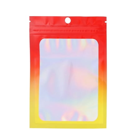 20PCS Waterproof Packaging Supplies Home & Kitchen Resealable Food Storage Bags Candy Pouch Aluminum Foil Self-sealing Bag 10.5X15CM 4