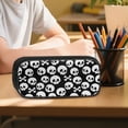 thumbnail image 6 of Kuiaobaty Skull Bone Print Backpack Set with Lunch Bag for Kids 17 Inch Backpack and Pencil Case with Zipper Reusable Insulated Lunch Box and Pencil Pouch for School Camping, 6 of 7