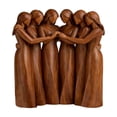 thumbnail image 4 of Sisters by My Side Two Sisters Sculpture, Vintage Hand-Painted Resin Sister Figurines, Celebrates Friendship & Sisterhood, Best Friend Birthday Gifts for Women, Collectible Home Decor(A), 4 of 6