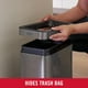 thumbnail image 4 of Basurero Rubbermaid de acero inoxidable, carbón vegetal, 10 litros, 4 of 7