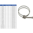 thumbnail image 5 of YISITIAN (6 Pieces) 46-51mm Double Wire Hose Clamp Pipe Tube Clamps 304 Stainless Steel Hose Clips CJ919-105343, 5 of 5
