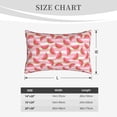 thumbnail image 6 of Binfone Sweet Watermelon Standard Size Pillowcase, Long Staple Pure Cotton Envelope Closure Pillow Cover,14"x20", 6 of 9