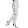thumbnail image 2 of Women's Classic Knit Pants-Pull On Dressy Casual Slacks Elastic Waist,Tapered Leg,Side Seam Pockets, 2 of 6