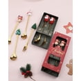 thumbnail image 5 of Juego de cucharas y tenedores de acero inoxidable para el hogar, 2 piezas, vajilla de Navidad para Año Nuevo, regalos para niños, decoraciones navideñas, 5 of 5