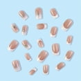 thumbnail image 4 of Christmas Decoration Fofosbeauty False Nails, Coffin Press on Nails Tips Design,French Snowflake, 4 of 8