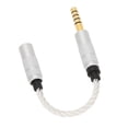 thumbnail image 2 of Cable estéreo balanceado de 4,4 mm a 3,5 mm Cable adaptador de auriculares macho a hembra para reproductor NW‑ZX300A NW‑WM1A NW‑WM1Z PHA‑2A, 2 of 8