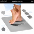 thumbnail image 3 of Madesmart Stone Bath Mat Diatomaceous Earth Shower Mat Non-Slip Super Absorbent Diatomite Stone Bath Mats for Bathroom Floor Quick Drying Natural Easy to Clean (24", 16"), 3 of 6