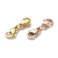 thumbnail image 2 of 1Set 3Pcs 3 Colors 304 Stainless Steel Double Lobster Claw Clasps with Jump Rings Mixed Color 20mm 1pc/color DIY, 2 of 5