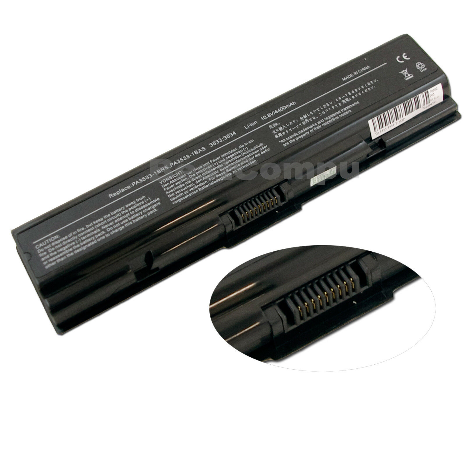 6Cell Laptop Battery for Toshiba Satellite L505S5990 L305S5894 L305S5944