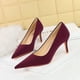 thumbnail image 2 of Zapatos de mujer de estilo minimalista, de moda, finos, con tacones altos, de boca poco profunda y punta puntiaguda, nuevos para primavera y otoño, 2 of 5