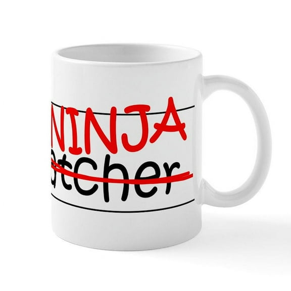 CafePress - Job Ninja Dispatcher Mug - 11 oz Ceramic Mug - Novelty Coffee Tea Cup