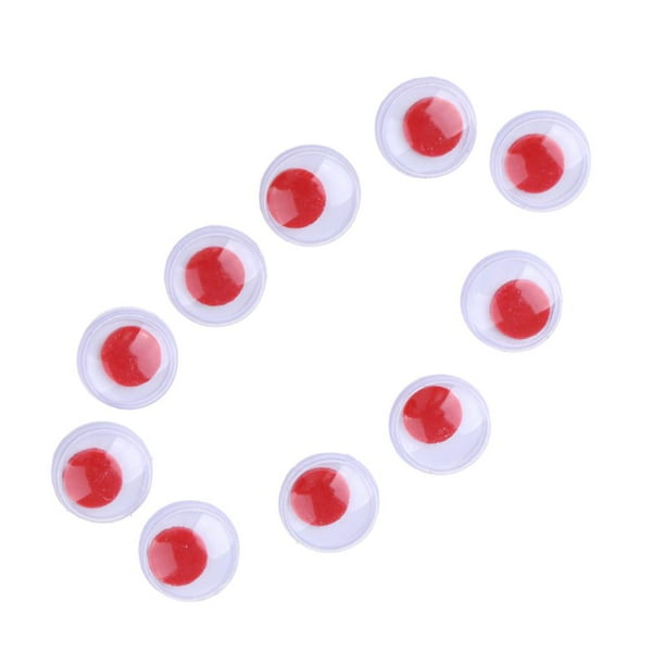 10pcs Juguete Mini Ojos de Plásticos Hugo Doll Eyeballs Marrón