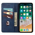 thumbnail image 4 of Decase for iPhone 8 Plus/7 Plus,Stylish Premium PU Leather Wallet Folio Flip Case with Card Cash Slots Stand Cover Dual Color Shockproof Anti-Scratch Full Body Protective Shell - Blue, 4 of 7