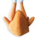 thumbnail image 3 of Sombrero de pavo de peluche de Acción de Gracias, sombreros de pavo asado, accesorio de fiesta de disfraces del día de Acción de Gracias (marrón) Adepaton WRJM-420, 3 of 3