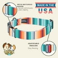 thumbnail image 5 of Country Brook Petz® Premium Sedona Stripes Dog Collar, Large, 5 of 6
