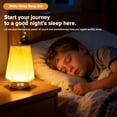 thumbnail image 3 of HUISZJ White Noise Sound Machine, 32 Soothing White Noise Sound Machine with Colored Light Sleep Aid Device, App Control with Dimmable Clock, 3 of 10