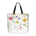 thumbnail image 1 of Balery Wildflowers Bolsa de Mano para Mujeres con Cremallera, Bolsa de Gimnasio con Compartimentos, Bolsa para Laptop, Bolsa para Trabajo, 1 of 7