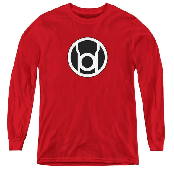 Green Lantern - Red Lantern Logo - Youth Long Sleeve Shirt - Small