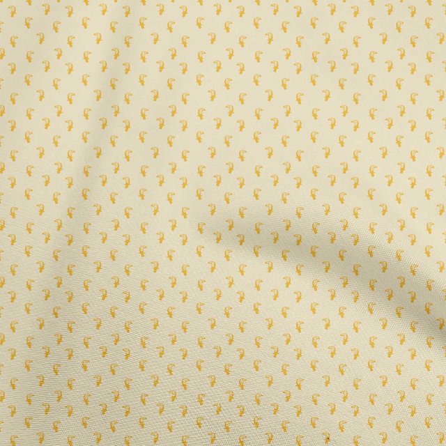 oneOone Cotton Flex Light Yellow Fabric Toucan Craft Projects Decor Fabric Printed By The Yard 40 Inch Wide