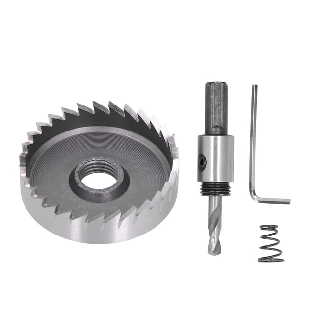 Abridor de sierras de corona, taladro de corona de alta velocidad de 53 mm, herramientas de corte de metal, kit de sierra de corona diseñado para el futuro
