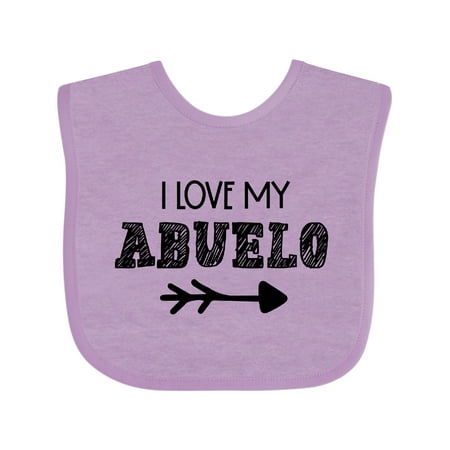 

Inktastic I Love My Abuelo with Arrow Gift Baby Boy or Baby Girl Bib