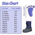 thumbnail image 6 of Kushyshoo Snow Boots Lined Waterproof Navy Winter Boot Toddler Size 10, 6 of 7