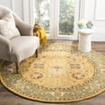 thumbnail image 2 of SAFAVIEH Antiquity Lilibeth Oriental Wool Area Rug, Gold, 3'6" x 3'6" Round, 2 of 10