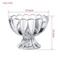 thumbnail image 2 of Cuencos de postre Dishware KMWares de cristal con forma de tulipán, 6 unidades, 150 ml, 2 of 9