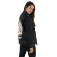 thumbnail image 3 of Womens Looney Tunes Denim Trucker Oversized Jacket, 3 of 4